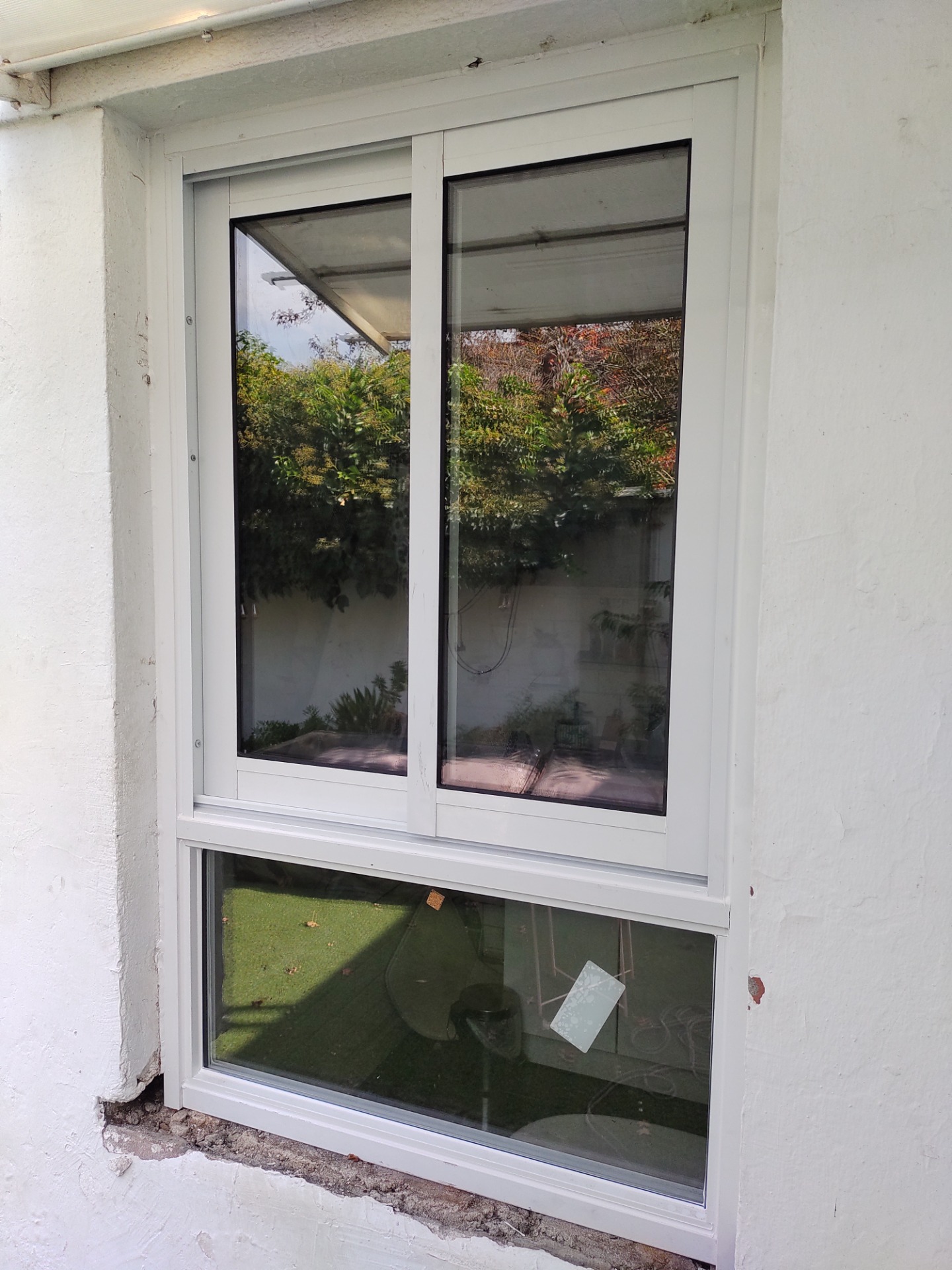Ventana con cristal termopanel